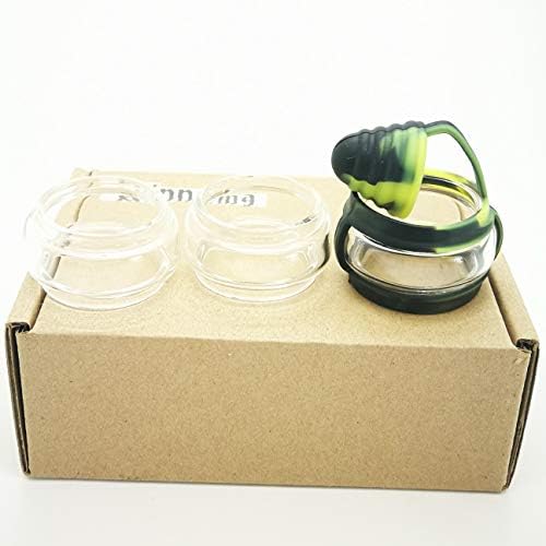 Winnema Silicone Rubber Bands Ring Anti Slip for Max 35mm OD 18mm Tall 8.5mL Bulb Glass Protection Skin with Dust Cap - Green