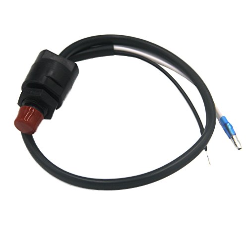 ZOOKOTO Universal Boat Outboard Engine Motor Lanyard Kill Urgent Stop Switch & Safety Tether Lanyard for Yamaha/Tohatsu/Honda Outboard Motors ATV Boat Bike