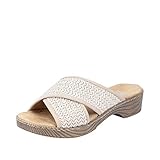 Lining: Kaltfutter Rieker Damen Pantoletten 62288-60 beige Gr. 39