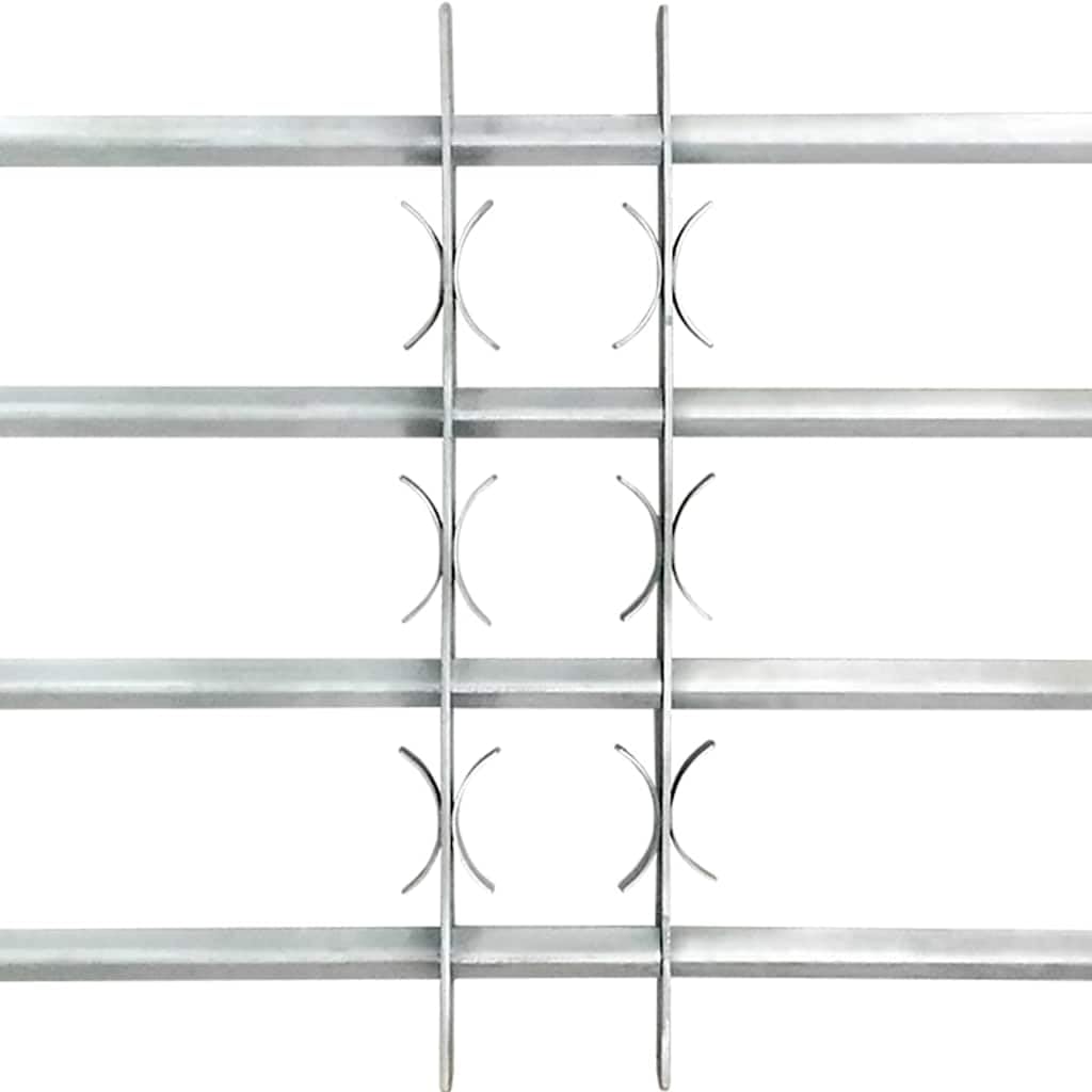 Rejilla de seguridad antiintrusión, rejillas ajustables de seguridad de ventanas 2 piezas 1000-1500 mm para ventanas de sala de estar, dormitorio