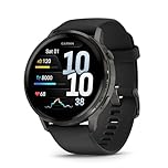 Garmin Venu 4 45mm - GPS Smartwatch, AMOLED Touchscreen, 24/7 Advanced Health & Fitness Tracking, 80+ Sports Apps, Flashlight, ECG, Sleep Tracking, Up to 12 Days Battery Life, Slate/Black