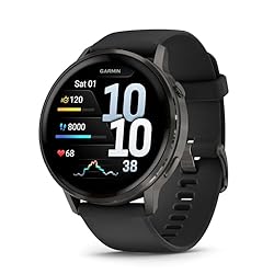 Garmin Venu 4, 45 mm, Smartwatch Premium con GPS, ...: Venu 4 ofrece una colorida y brillante pantalla AMOLED, un diseño de acero inoxidable y linterna LED incorporada. Mejora tu estilo de vida con amplias funciones de control de la salud, como el control de energía Body Battery, el estrés, Pulse Ox y el...