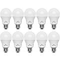 GREAT EAGLE LIGHTING CORPORATION A19 LED Light Bulb, 12W (75W Equivalent), UL Listed, 2700K (Warm White), 1050 Lumens, Non-dimmable, Standard Replacement (10 Pack)