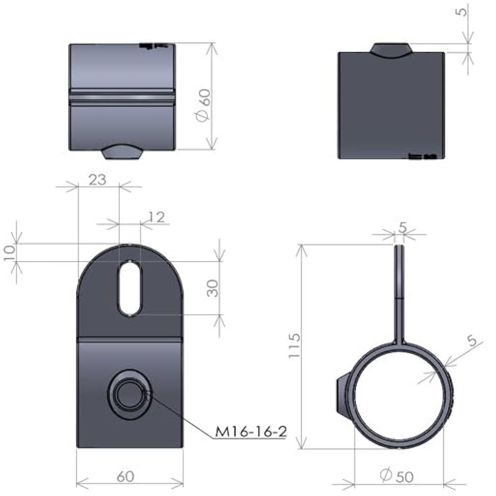 Amazon.co.jp: 単管接続用 片ボルト止め金具 S-7-1S ジョイント