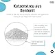Animal House Toilet Time, 6L Bentonit-Katzenstreu mit Aktivkohle, antistatisch und sicher, extrem saugfähig, klumpend, geruchsbindend, 5,1 kg (Aktivkohle, 6L)