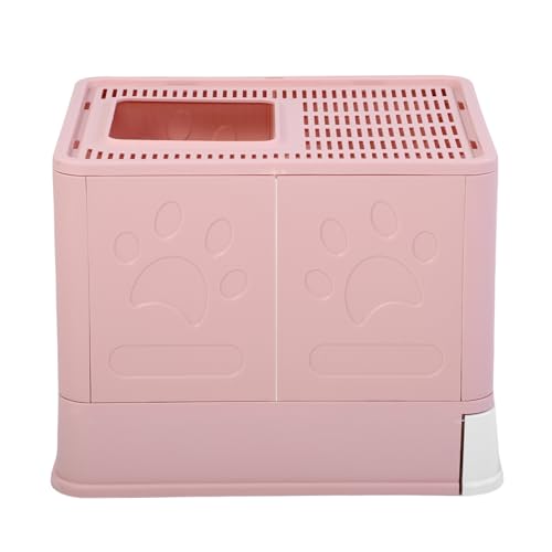 Caja de arena plegable para gato de acero inoxidable miniatura 3