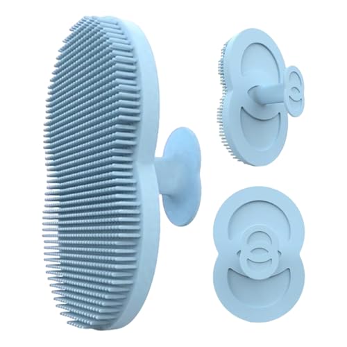 Limpiador Facial de Silicona - Cepillo Limpiador Para Ducha | Accesorio de Baño Exfoliante y Masajeador para Hombre y Mujer Viaje, Exfoliante Manual para Rostro