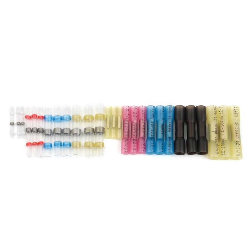 Assortiment de 200 cosses thermorétractables à , isolées et étanches