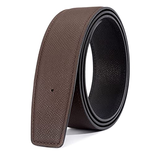 Replacement Belt Cowhide Genuine Leather Reversible Belt Strap For Women/Men Width 38MM /32MM