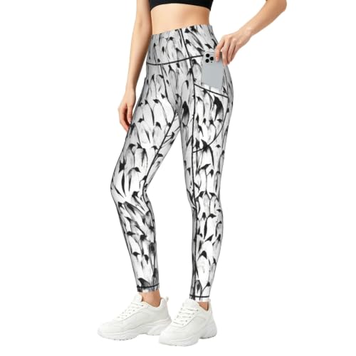 Pantalones de yoga con estampado de pingüinos ideales para un look casual y fitness diario