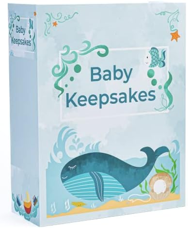 Large Baby Keepsake Box - Gift Idea for Baby Shower, Newborn, & New Mom – Premium Baby Milestone Box – Baby Memories & Special Moments