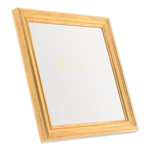 Image of Lawrence Frames 8x8 Sutter Burnished Gold Picture Frame