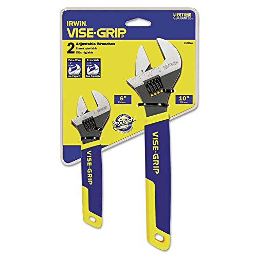 2 Piece Adjustable Wrench Display (6" & 10") #TOP25