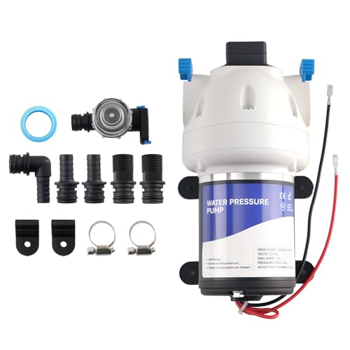 maXpeedingrods 12V Diaphragm Water Pump 1.4GPM (5.3L/min) 30PSI 7.5A