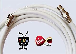 10M WHITE VIRGIN MEDIA TV & BROADBAND EXTENSION CABLE FOR SUPERHUB & TIVO FROM 5 STAR CABLES! - FREE UK DELIVERY! 