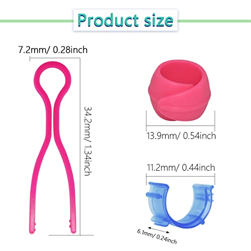 142 Pcs Bobbin Thread Organizing Clips, 70 Bobbin Holder Clips Color Thread Clips Holder, 32 Silicone Holder Bobbin Holders - Image 2