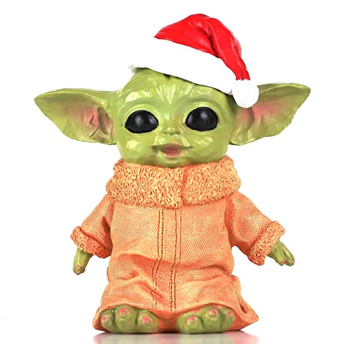 Baby Yoda Gift For Galaxy Fan Friend Statue Star Elf Sculpture Fairy Ornaments Indoor Statue Friend From Outer Space For Classmates Colleagues Family Memember #TOP1