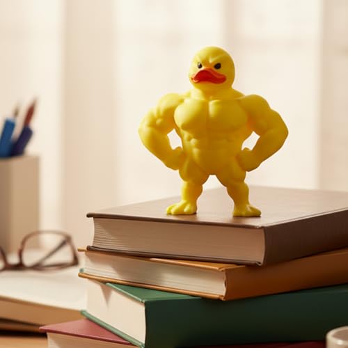 Figurilla de Pato Musculoso Novabright 7x6x2.5 cm miniatura 6