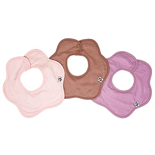 Image of Tiny Twinkle Roundabout Drool Bibs 3 Pack - 360 Rotating Water Resistant and Absorbent Teething Baby Bibs