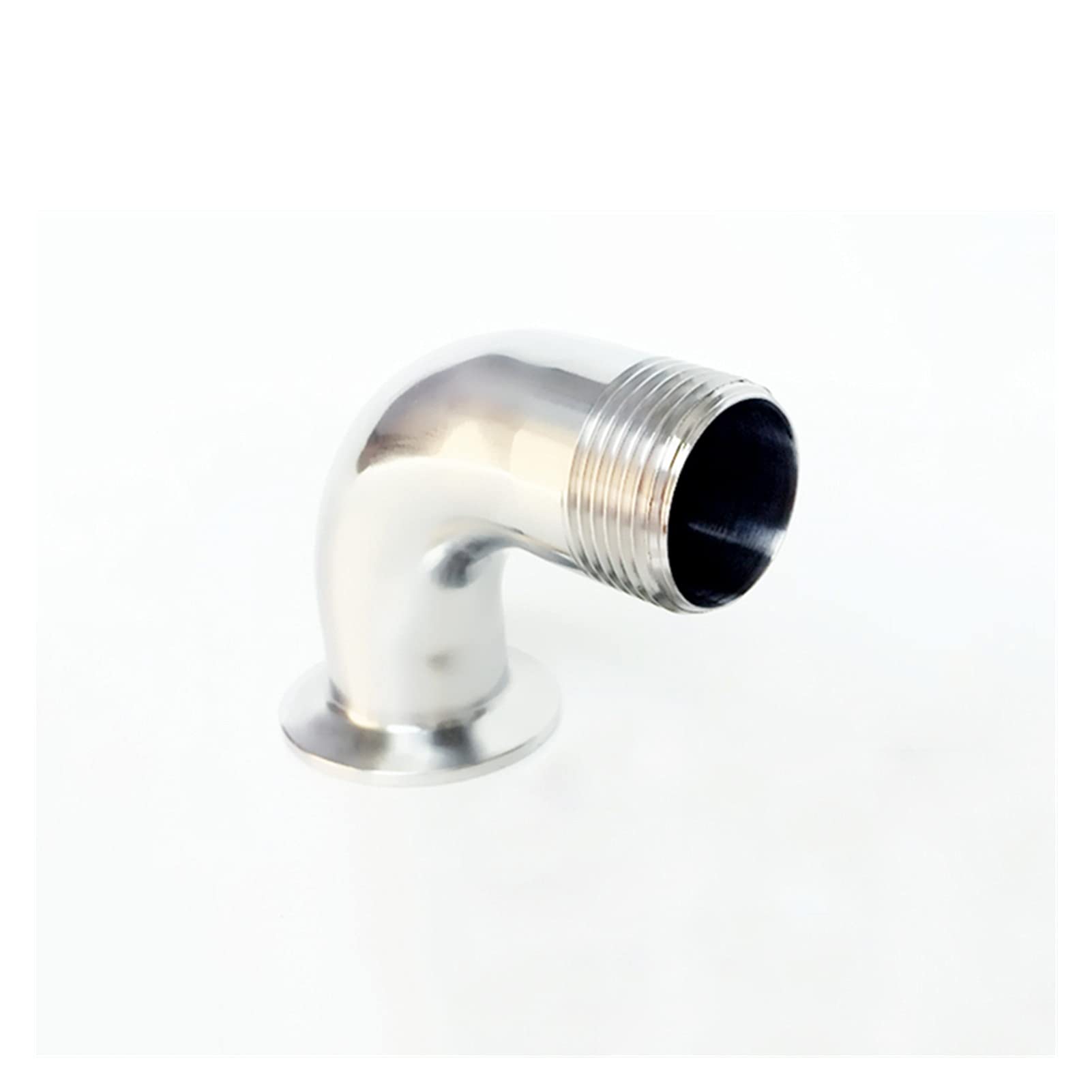 HMTE Accesorios de tubería 1-1/4 "BSP Rosca Macho 304 virola de Acero Inoxidable Codo de 90 Grados Accesorio de tubería 1,5" Tri Abrazadera Boquilla de Grifo de Manguera de jardín
