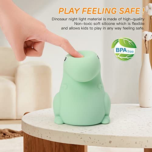 Sankedou YZ-KJ-01 Dinosaur Night Light For Kids, Touch Sensor Silicone 7 Colors Changing Room Decor For Boys Girls thumb #5