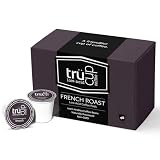 trücup Low Acid Coffee K-Cups - French Roast - Single Serve Coffee Pods - Can Be Gentle on the Stomach (48 Count)