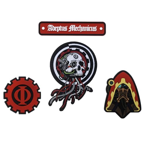 Imagen de Starforged Warhammer 40K Mechanicus Set Defenders of Terra Honor Patch Collection Accesorios de regalo para hombre