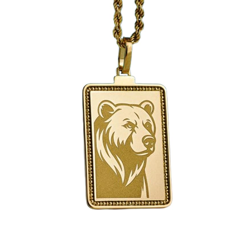 Collier ours gravé LKBEADS argent 925 : finis les bijoux ternes qui irritent la peau
