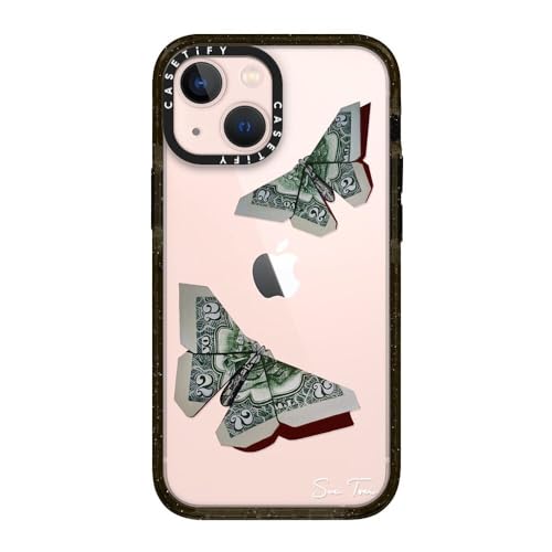 Coque iPhone 13 Mini CASETiFY Impact noir transparent : finis les écrans cassés et les rayures
