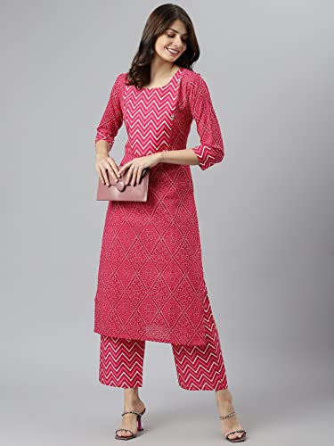 ANNI-DESIGNER-Womens-Cotton-Blend-Printed-Straight-Kurta-with-Palazzo-Pimpli