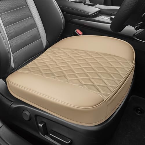 Surosha Leather Front Car Seat Cover, Anti-Slip Car Seat Bottom