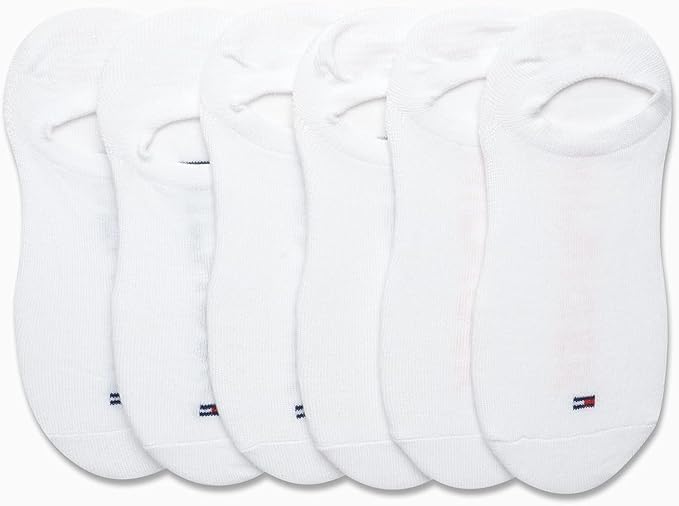 Tommy Hilfiger Womens Liner Socks - 6 Pack Cotton Blend Athletic Performance No Show Shoe Sock Liners for Women - Image 4