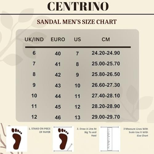 Image of Centrino Sandals for Men | Lightweight Thong Style Sandal | Quick-Dry Comfortable Chappal with Arch Support & Durable Hand Stitched Sole (5953)