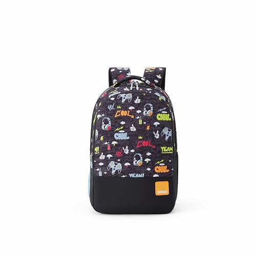 Image of American Tourister Drip | 33 Ltrs | 3 Compartments | Bottle Pocket | Ergonomic Padded Back Panel & Shoulder Straps | School Backpack for Boys & Girls | 1 Year International Warranty | Gamer Black