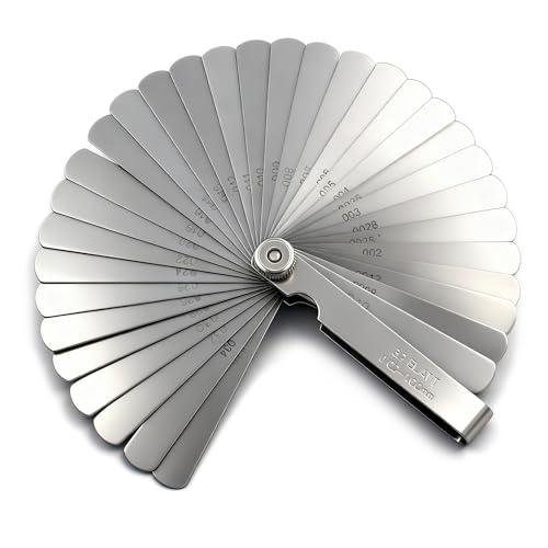 Stainless Steel Feeler Gauge 32-Piece Tool