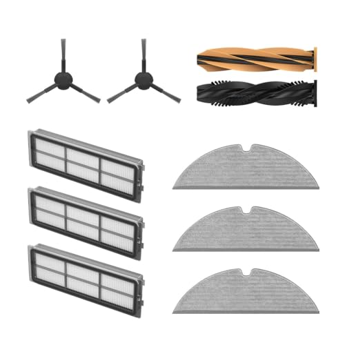DREAME Kit d’Accessoires de Rechange Originaux pour Robot Aspirateur Laveur Dreame D20, Comprend x1 HyperStream DuoBrush, x2 Brosses Latérales, x3 Filtres Antipoussière, x3 Lingettes Mop