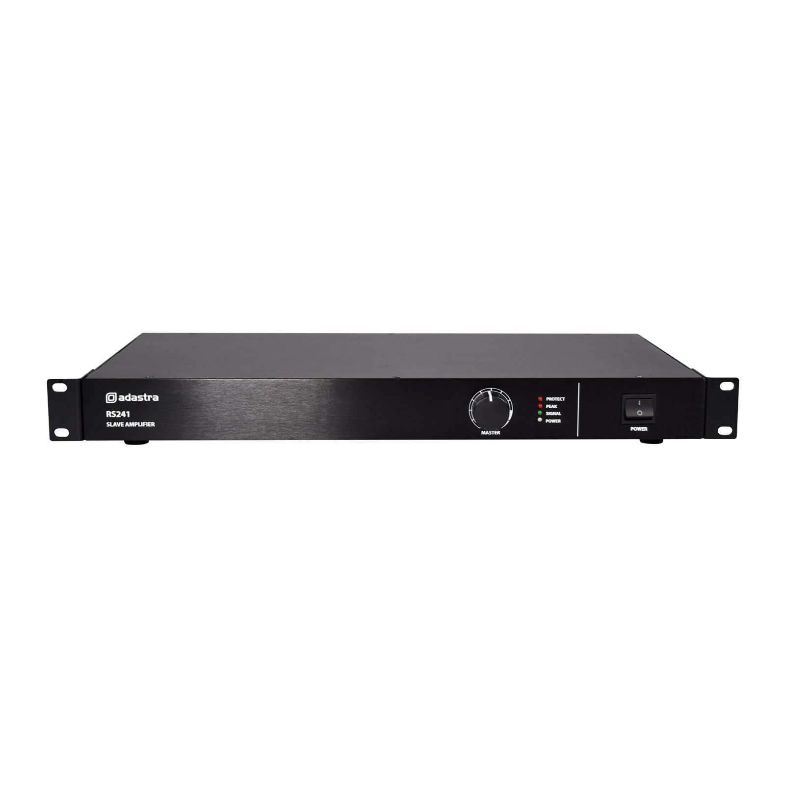 Adastra RS241 240W Slave Amplifier 100V & 2Ω 19"" Rackmount 2U Class-D Power Amp