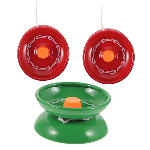 Toddmomy Yoyo Toys for Boys and Girls 3pcs Alloy Balls Yoyo String Toys Fun Plaything Random