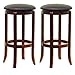 Winsome Fiona, 2 stools, Walnut