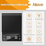 Nkove Digital Coffee Scale with Timer for Pour Over Maker Brew - Image 3