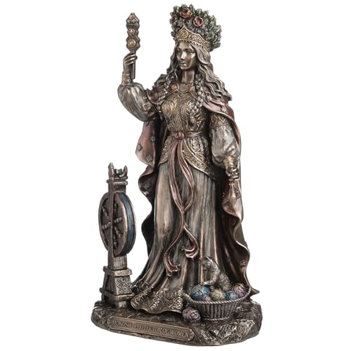 Estatua Mokosh Diosa Eslava Tierra Bronce Resina miniatura 7