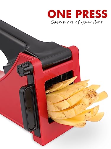 French Fry Cutter, Geedel Professional Potato Cutter For French Fries, Potato Slicer French Fry Maker For Carrot, Cucumber, Onion, Zucchini And More #TOP1