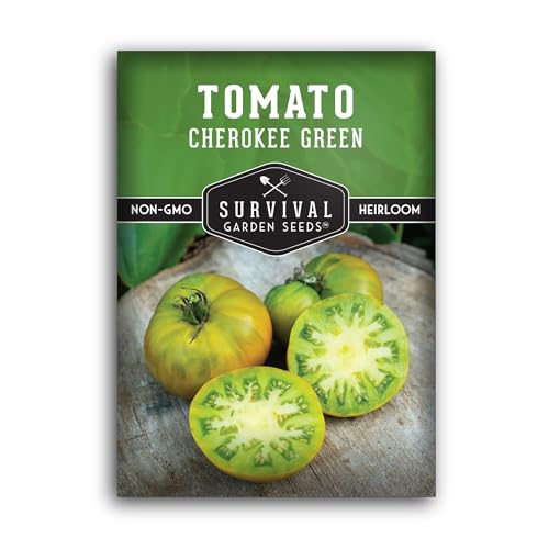 Cherokee Green Tomato Seeds for Planting – Heirloom Green Tomato Variety with Rich Sweet Flavor – Large...