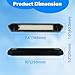 RV Lights Exterior 12V RV Porch Light 12 Volt LED Trailer Lights Outdoor Awning Light RV Accessories for Outside 7000K Cool White Lighting 5.4W 350Lumens 10inch Black Shell, no Switch, Pack of 2