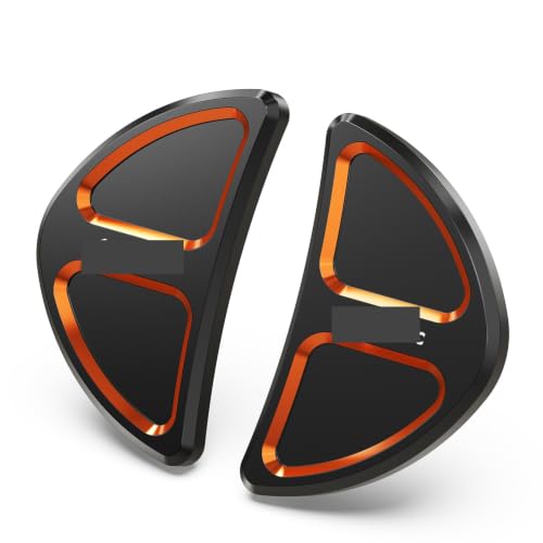 Tapas Espejo Agujero Harley Street Glide Solución Huecos Carenado FLHX Orange