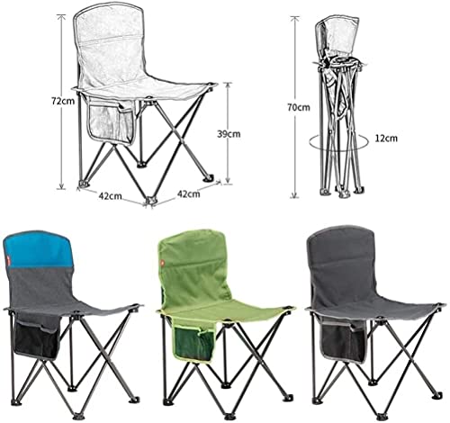Chaises pliantes de camping légères pour éviter le mal de dos dehors - 5