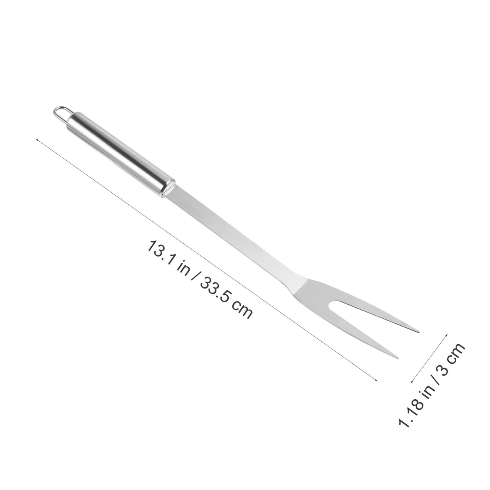 NULYLU Premium Bbq Forks Set Meat Forks Long Handle Stainless Steel for Serving