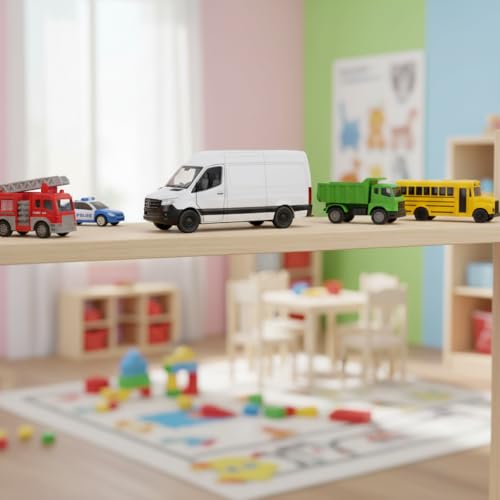 Toyland Van Sprinter 1:48 Die Cast 12cm Puertas Funcionales miniatura 3