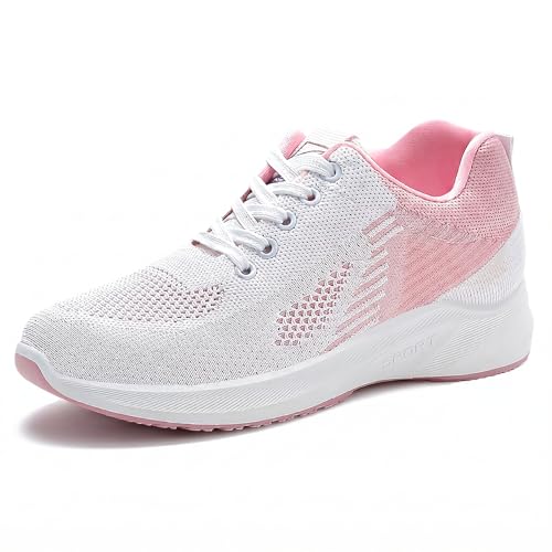 Image of Padgene Womens Sneakers Lightweight Tennis Walking Shoes Sports Running Shoes for Woman Mesh Breathable Gym Fashion Sneakers Athletic Comfortable Casual