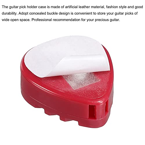 sourcing map Guitare Médiator Support Plastique Forme Cœur Rouge pour Guitare, Basse, Ukulélé avec Adhésif Retour et… - Les Beatles, Paul McCartney, John Lennon, RIngo Starr, George Harrison sourcing map Guitare Médiator Support Plastique Forme Cœur Rouge pour Guitare, Basse, Ukulélé avec Adhésif Retour et… – Image 5